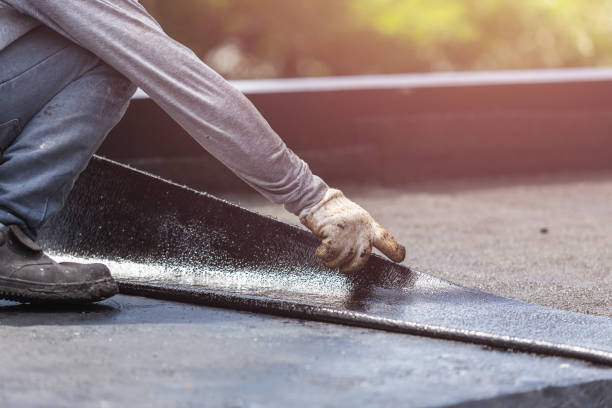Professional Emergency Waterproofing technician working in Miamisburg, OH